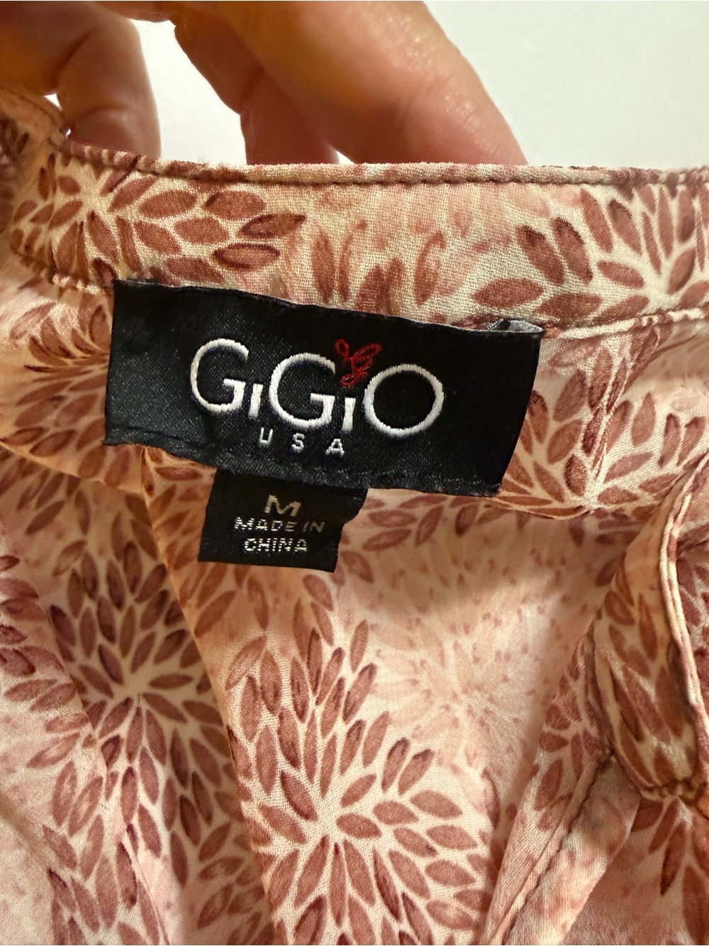 GiGio Peasant Boho Style Dress Size Medium - Picture 4 of 6